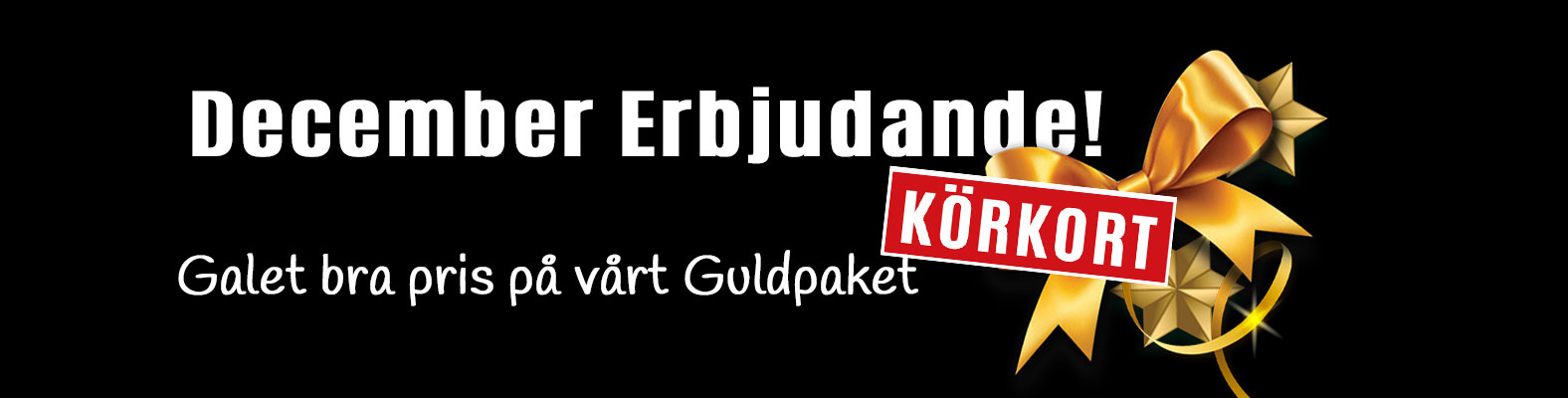 December Erbjudande - Körkort till bra pris